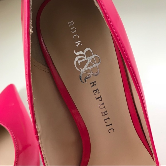 NWOT ROCK & REPUBLIC Jett Pink Pumps (8.5) - Picture 4 of 7